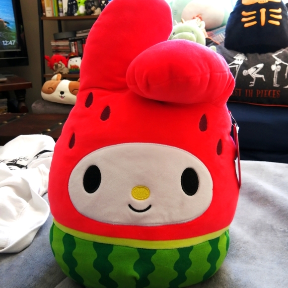 Kellytoy Other - NWT Watermelon My Melody squishmallow plush